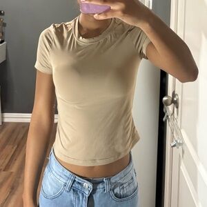 Classic Beige Women's Top